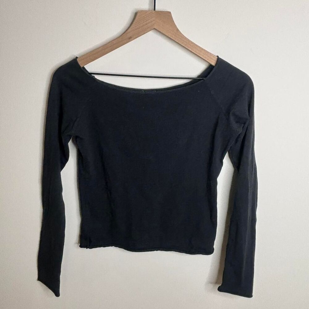 Brandy-melville Women's Black Shirt
